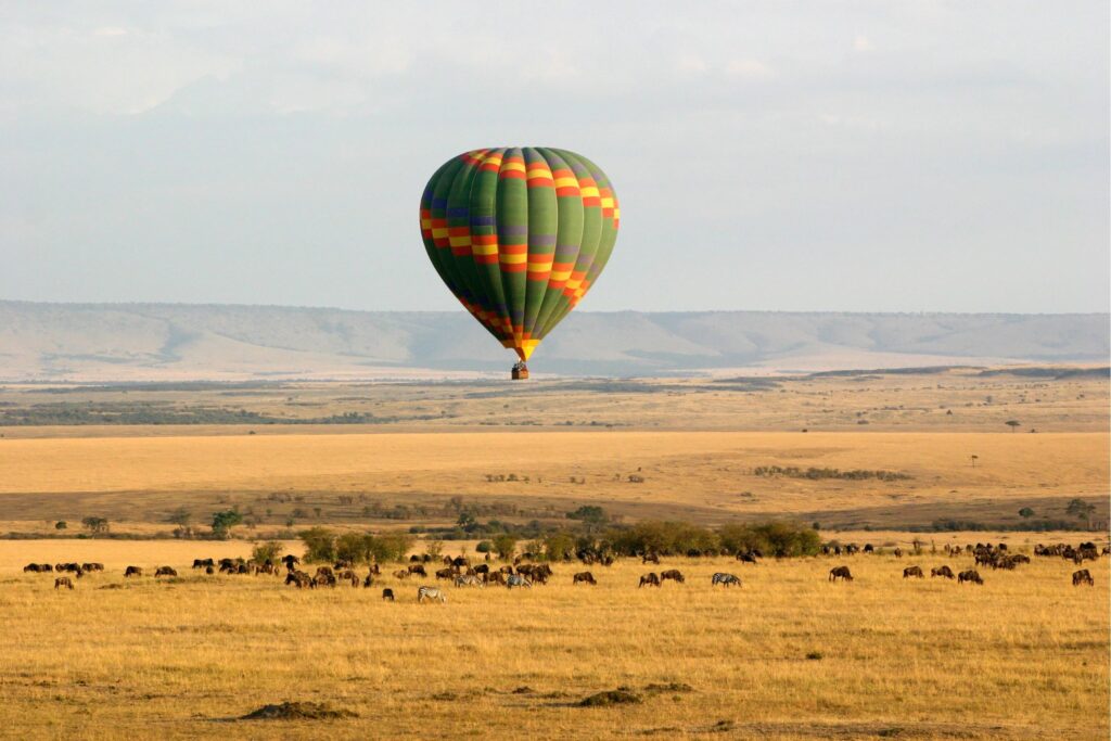 Heißluftballonsafari im Masai Mara Nationalpark