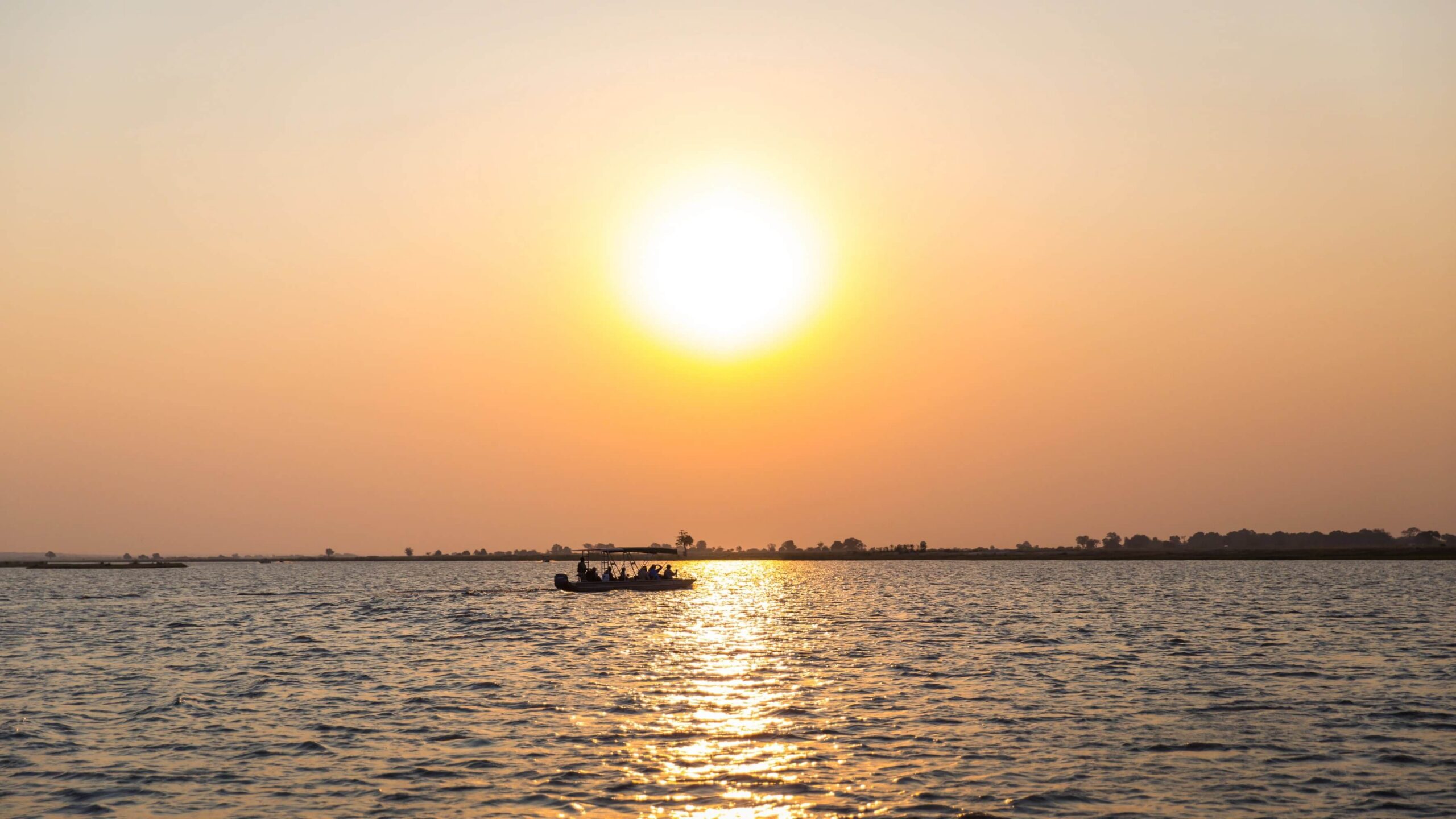 Bootsfahrt in der Nähe des Chobe Riverfront