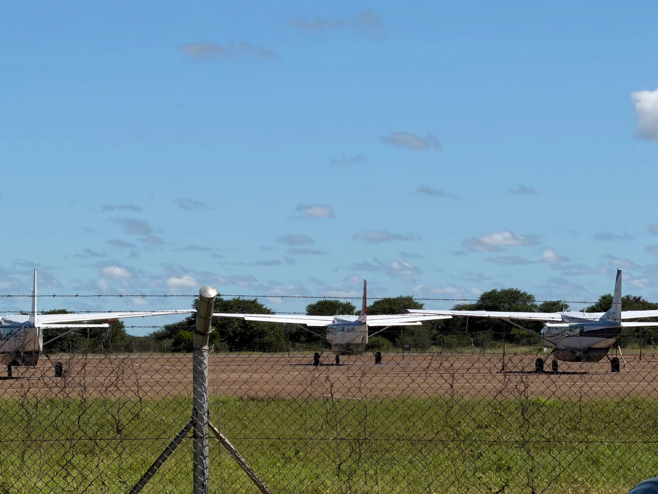 Flug vom Moremi Game Reserve nach Maun