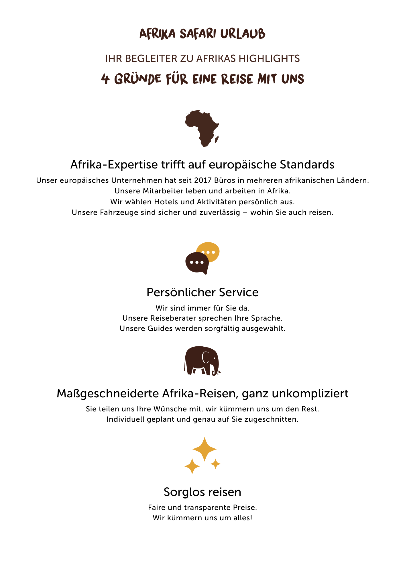 Warum mit Africa Safari Trips reisen?